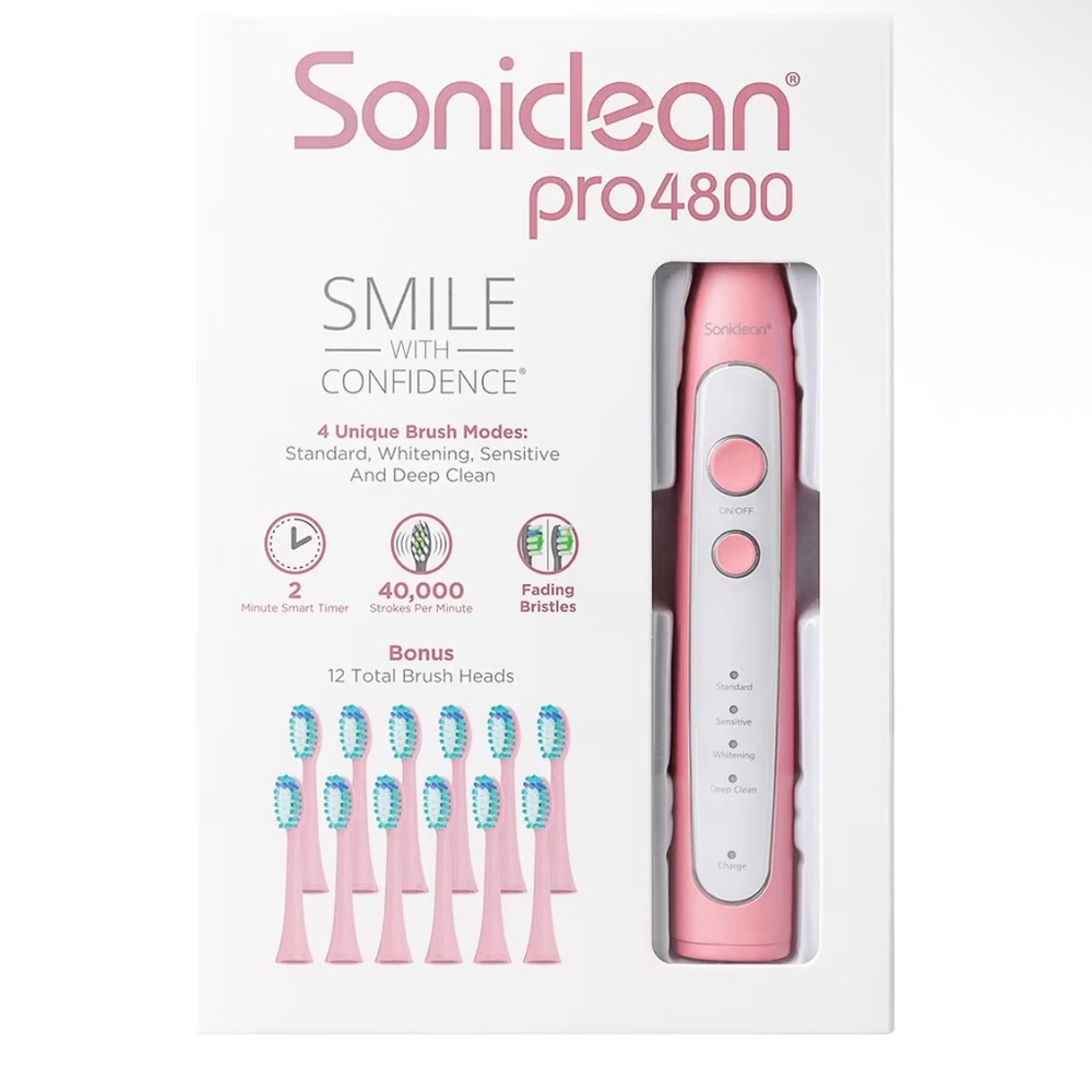 Soniclean Pro4800 Pink Electric Toothbrush – NWT - Picture 5 of 6